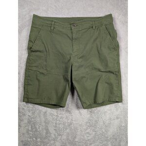 Mountain Hardwear Shorts Mens Size 34 Waist Green Gorpcore Outdoor Hiking Casual